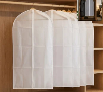 Foldable Suit Cover – Space-Saving Non-Woven Clothes Protection
