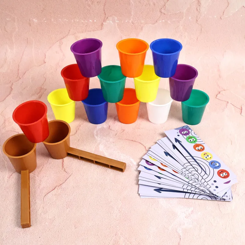 Premium Stack Cups Game – Fast-Paced Color Matching & Stacking Fun - Buy Online at Alikart