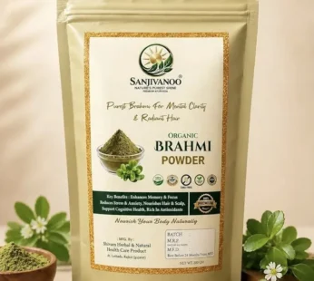 Sanjivanoo Brahmi Powder Memory Hair Growth Ayurvedic Herb (200 GM)