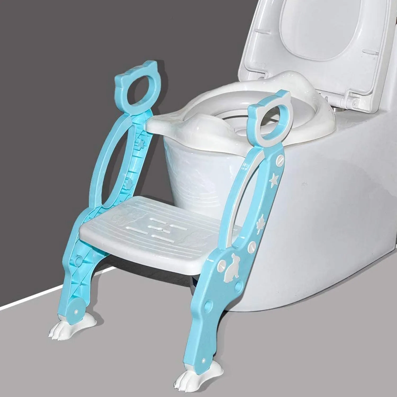 Premium Potty Training Seat – Step Stool Ladder for Toddlers | Bub Barrier - Buy Online at Alikart