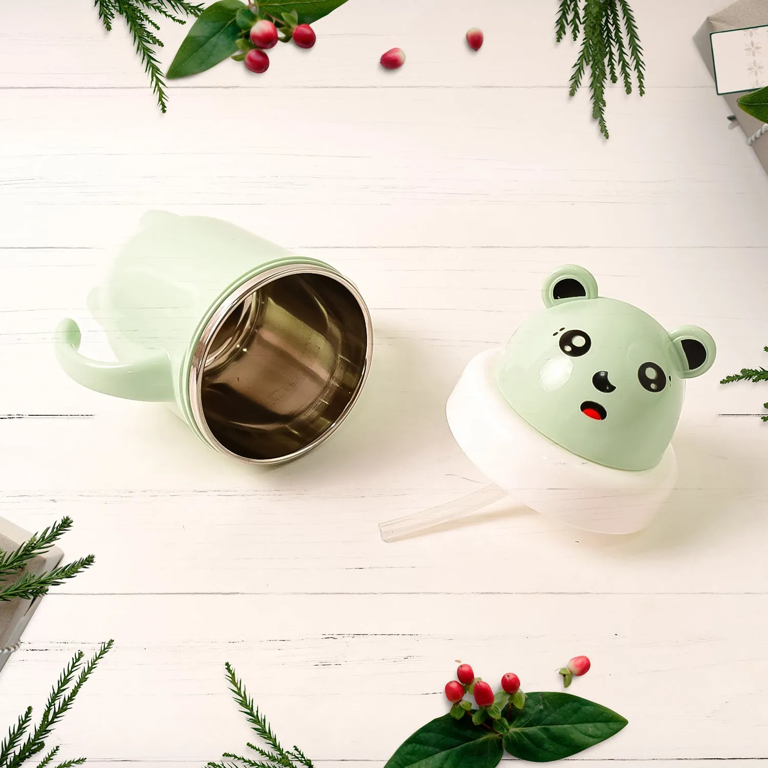 Sipper Baby Training Cup – Leak & Spill Proof 300ML Handle Design - Detailed Feature View 2