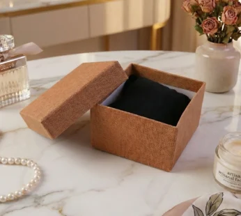 Jewellery Storage Box – Soft Cushion Gift Organizer 9×6 cm