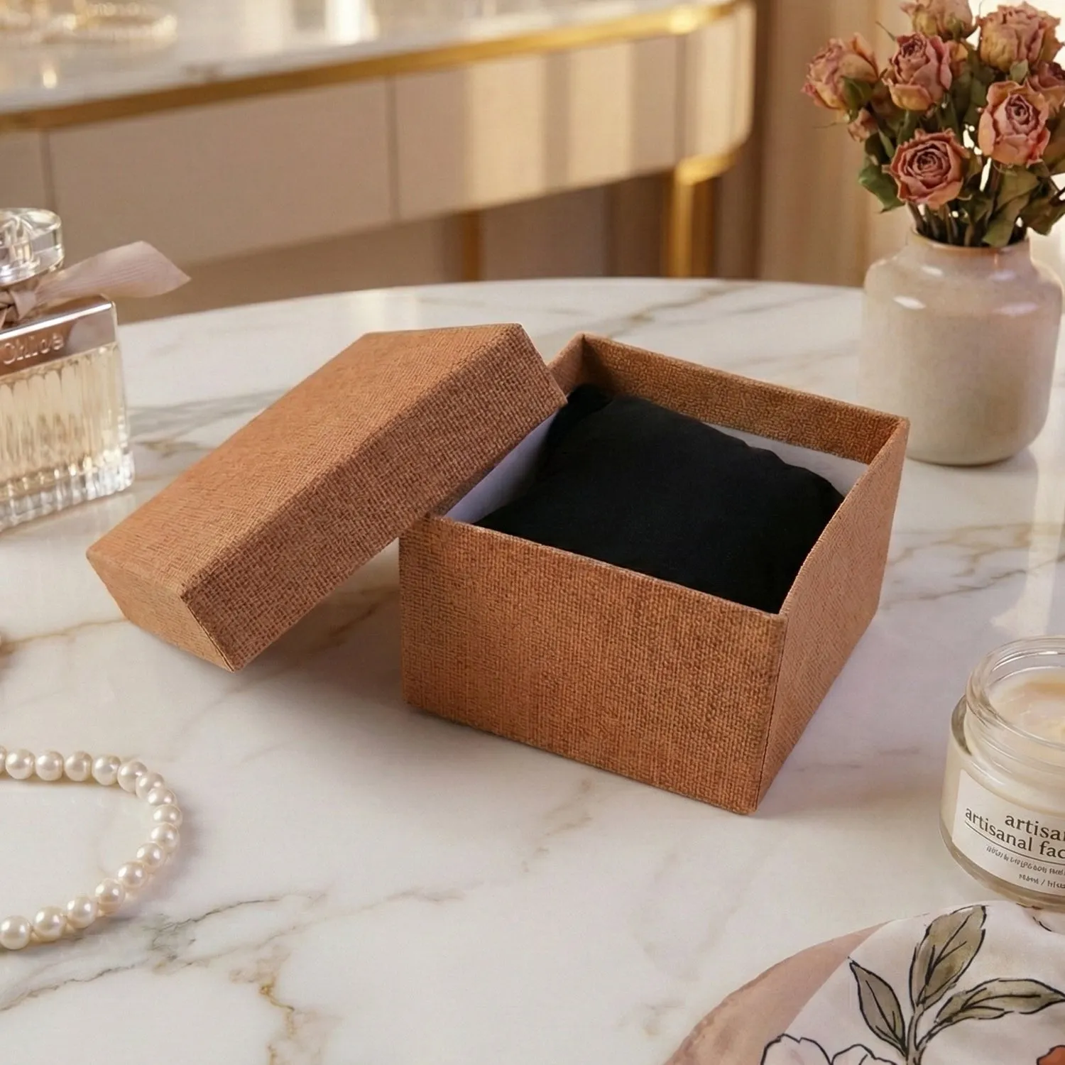 Premium Jewellery Storage Box – Soft Cushion Gift Organizer 9×6 cm - Buy Online at Alikart