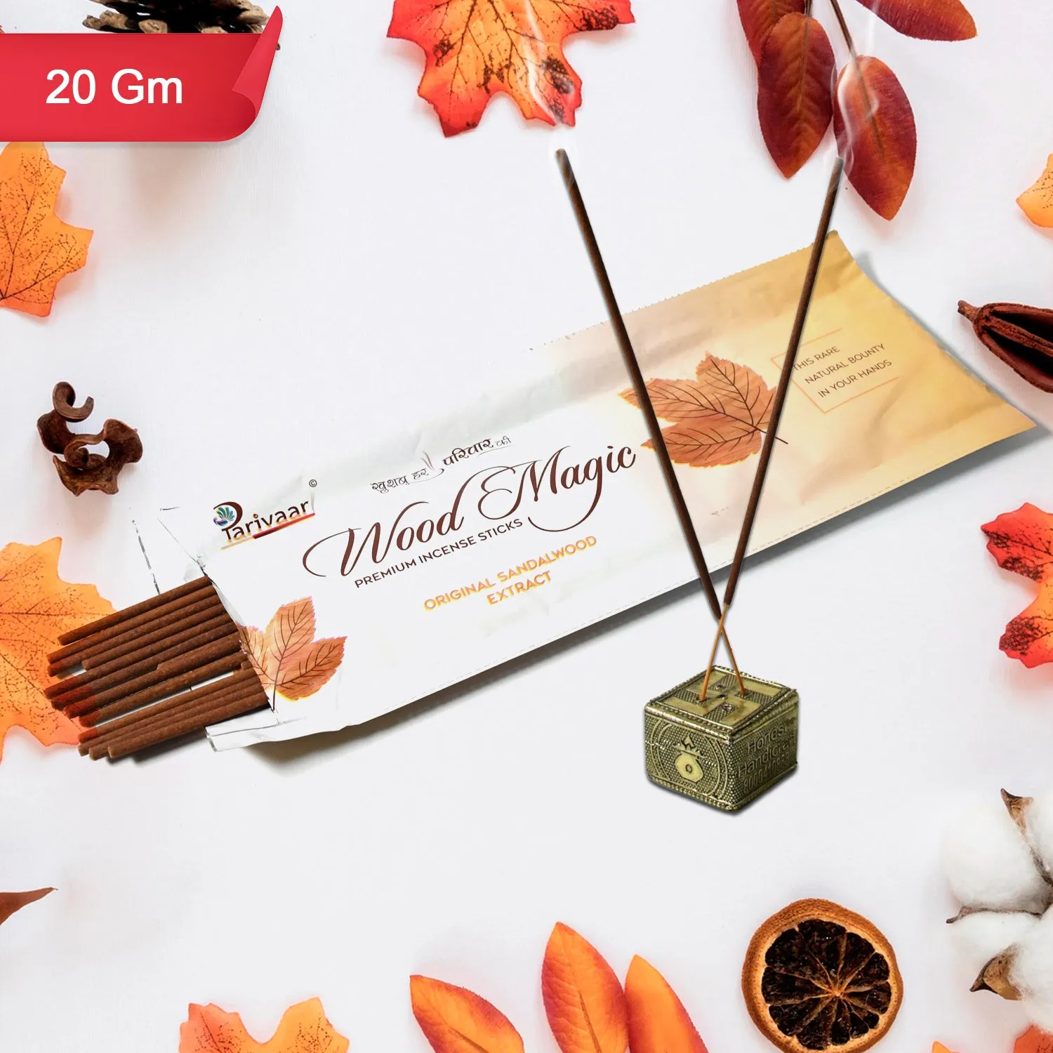 Incense Sticks – Mixed Fragrance 20g for Pooja - Detailed Feature View 2
