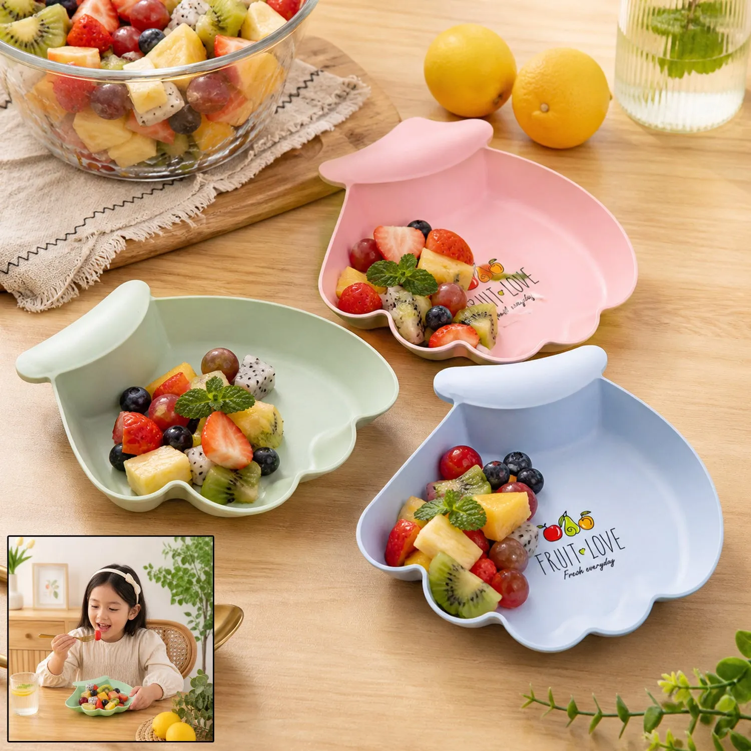 Kids Serving Tray – Fun Cartoon Design with Handle for Easy Use - Detailed Feature View 2