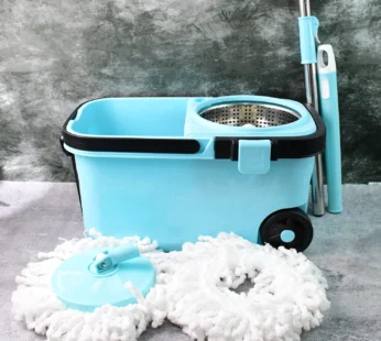 360° Spin Mop Set – Easy Floor Cleaning with Durable Wringer