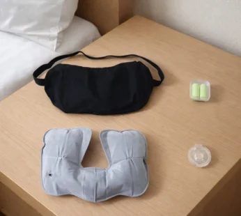Travel Comfort Sleep Kit – 4 In 1 Portable Rest Set