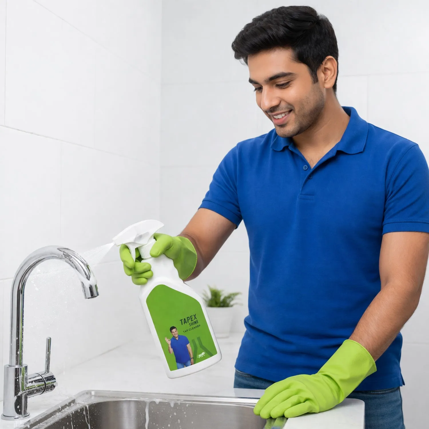 Multipurpose Tap Cleaner Spray – Removes Tough Stains & Builds Shine - Detailed Feature View 2