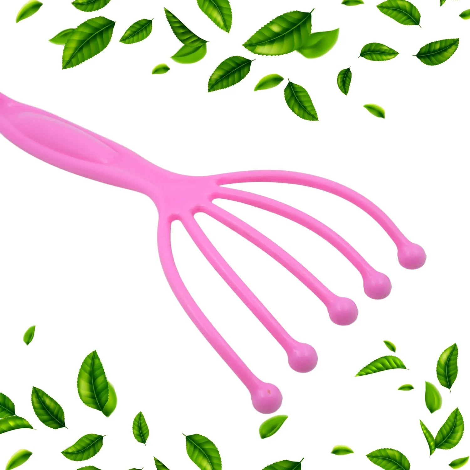 Travel Scalp Head Massager Relaxer Portable Body Stress Relief Tool (1 Pc) - Detailed Feature View 2