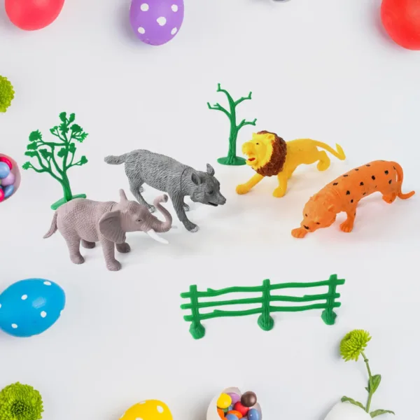 Wild Animal Toy Set for Kids – Educational Safari Play Pack