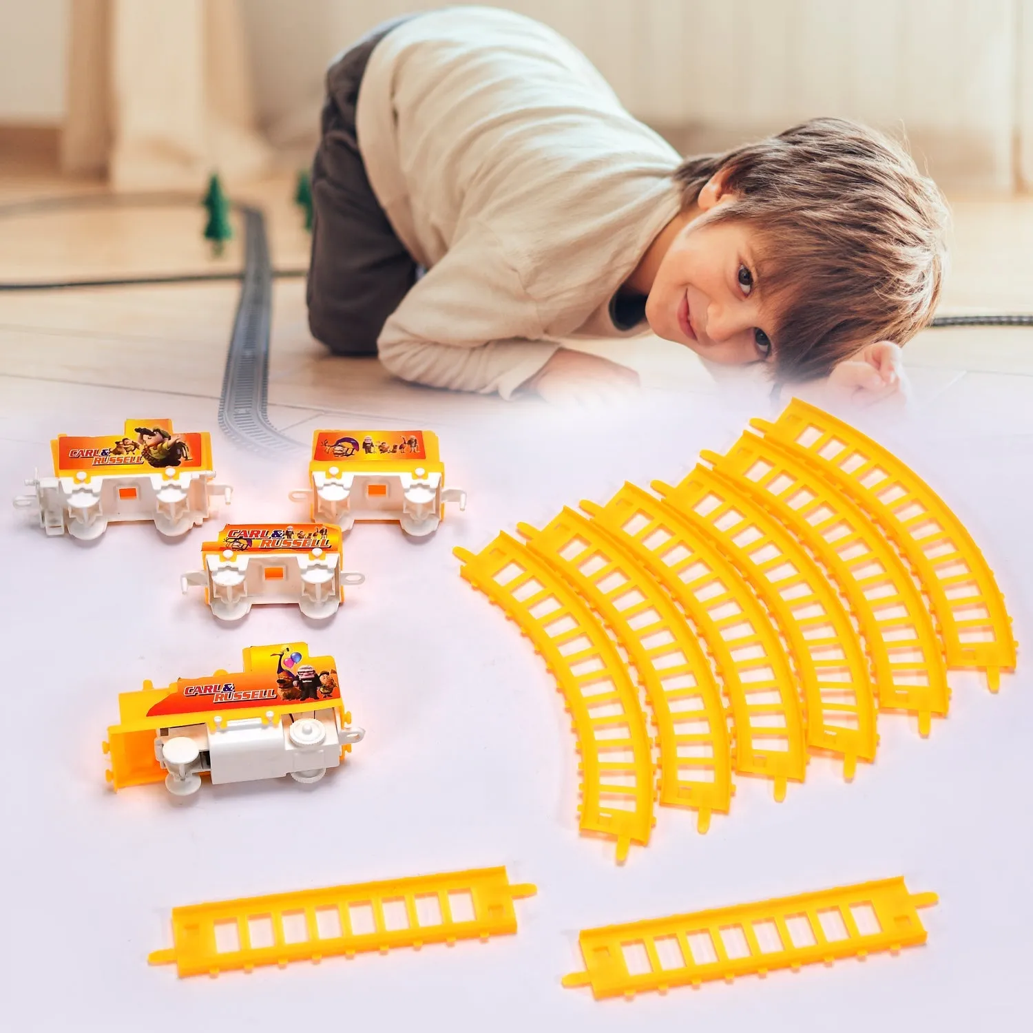 Premium Kids Toy Train Set - Battery Operated High-Speed Play Set | Spark Tots - Buy Online at Alikart