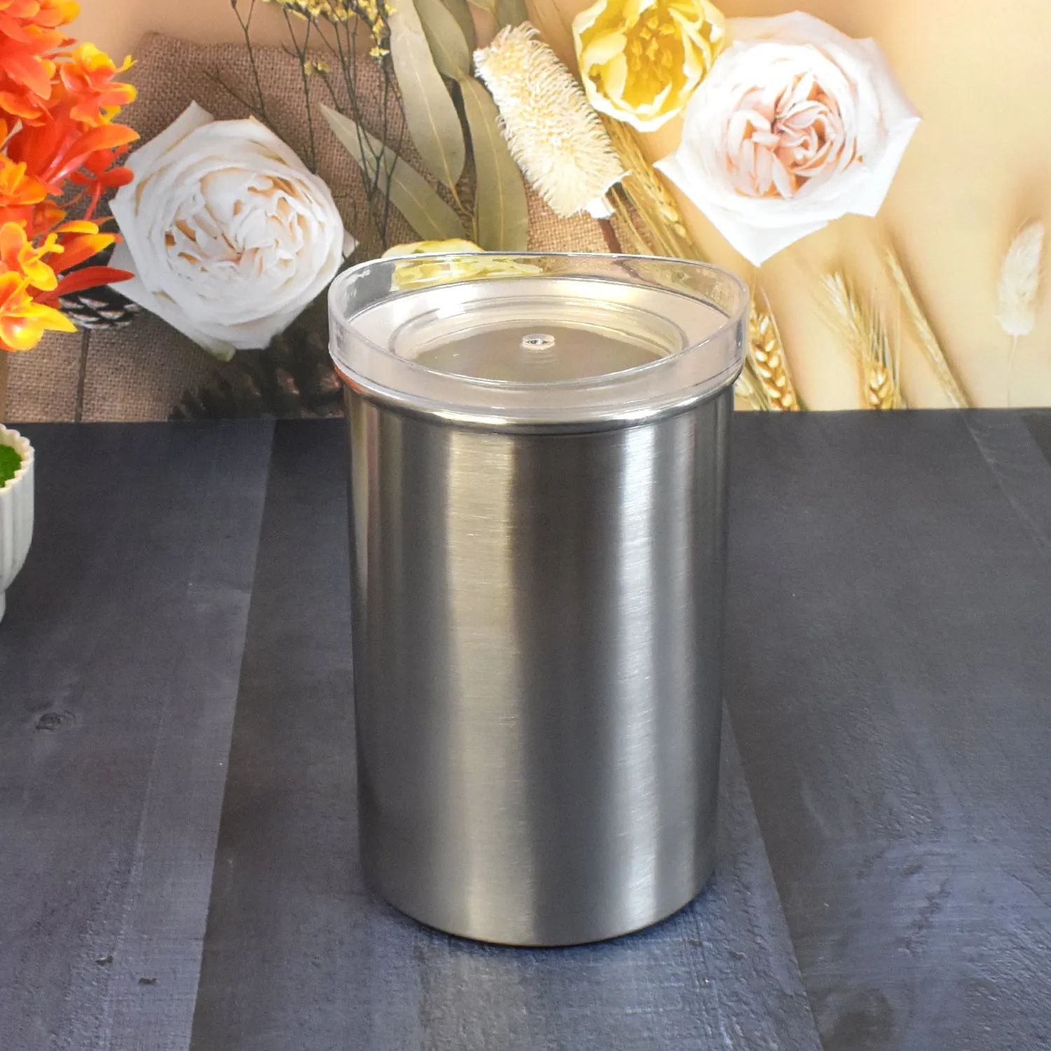 Premium Stainless Steel Airtight Container – 1000 ML with Lid | Konvex - Buy Online at Alikart
