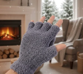 Winter Fingerless Gloves – Soft Warm Hand Protection for Men & Women