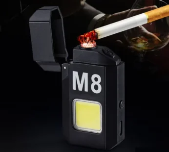 Portable Mini Torch Lighter – USB Rechargeable with Bright LED