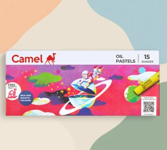 Camel Oil Pastels – Set of 15 Smooth, Vibrant Shades with Scraping Tool