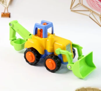 Construction Vehicle Toy Set – 4-Piece Durable Mini Trucks for Kids