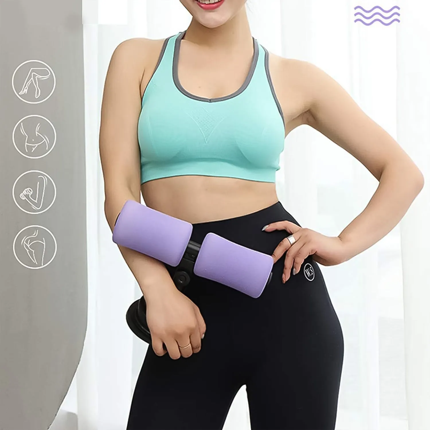 Suction Sit-Up Tool – Stable Core Workout Trainer | FitFuzion - Detailed Feature View 5