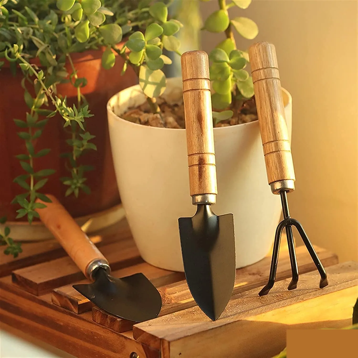 Premium Garden Tool Set – 3-Piece Hand Cultivator, Trowel & Fork | XcelCraft - Buy Online at Alikart