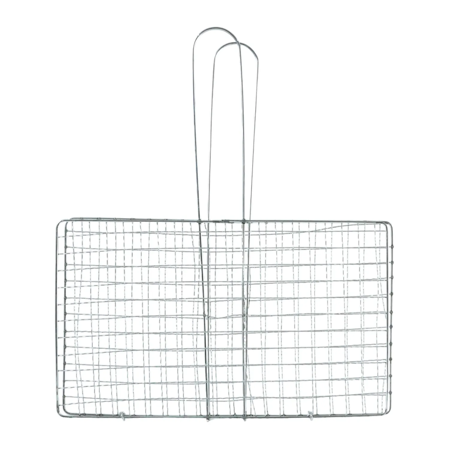 Heavy-Duty Stainless Steel BBQ Grill Basket – Long Handle & Durable Construction - Detailed Feature View 3