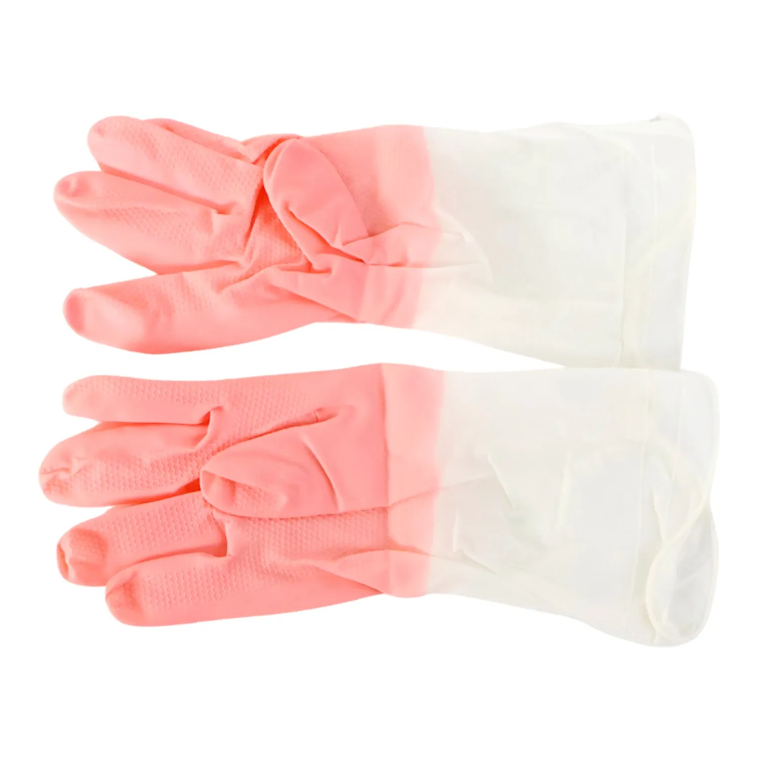 Large Waterproof Cleaning Gloves – Durable Reusable Rubber Pair - Detailed Feature View 9