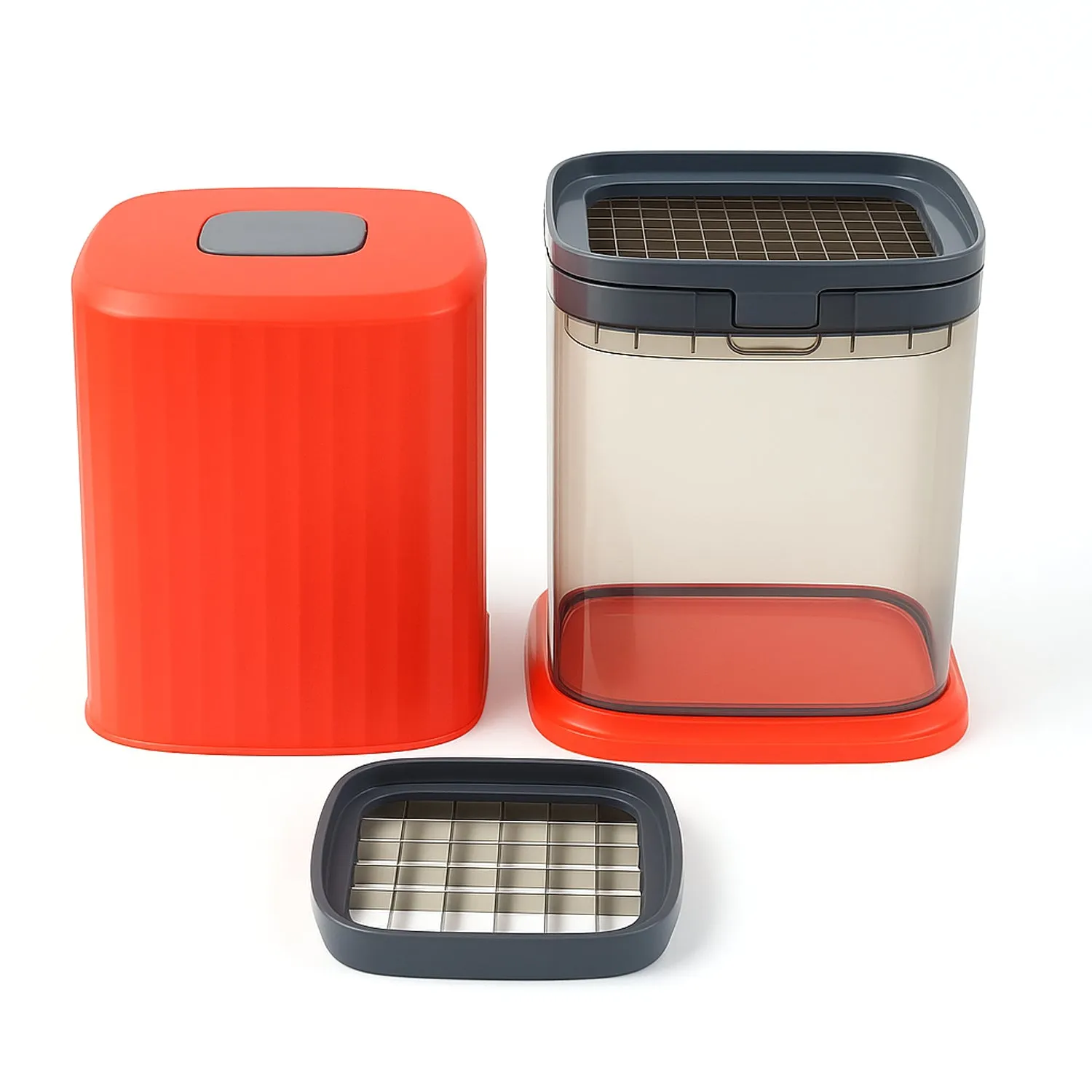 Onion Chopper – Multipurpose Manual Press with Storage Box - Detailed Feature View 4