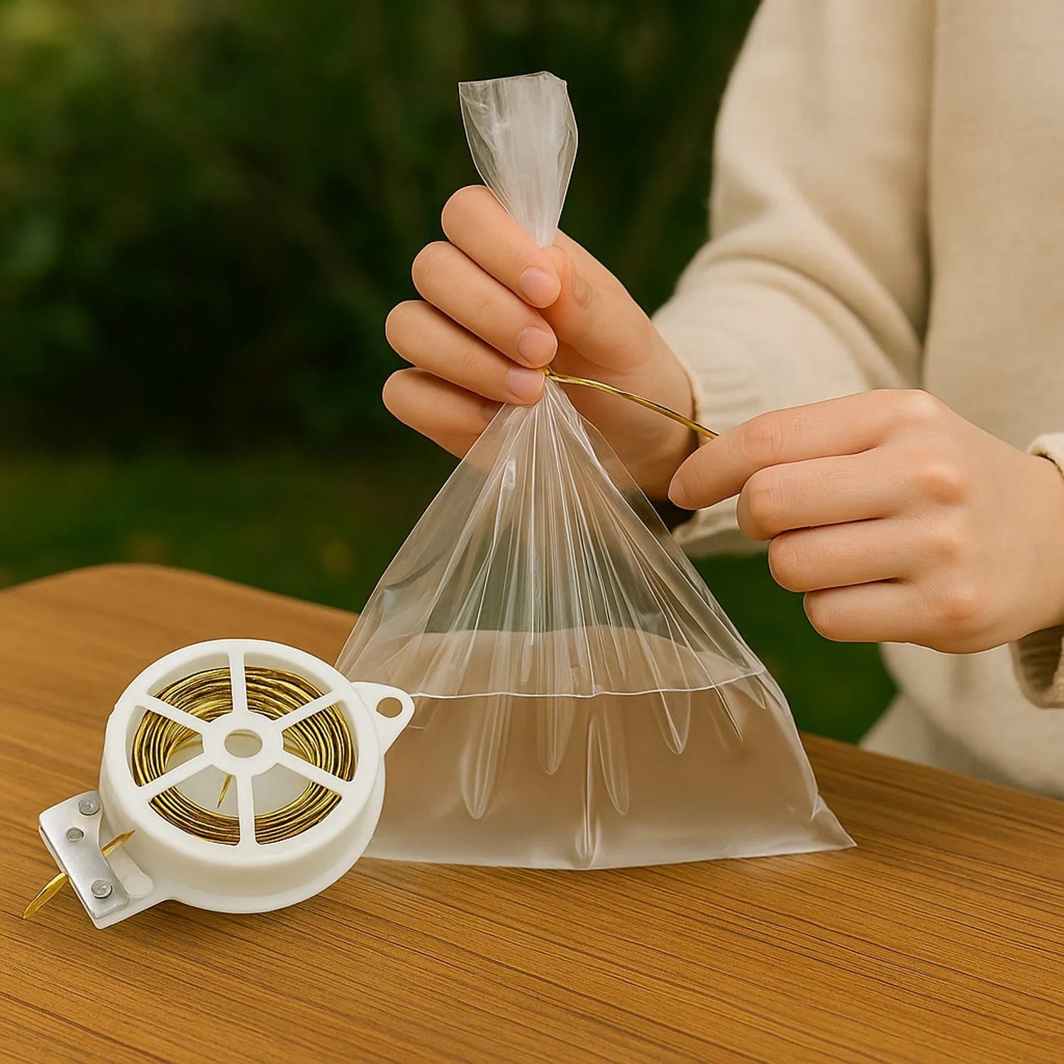 Premium Multipurpose Twist Tie Roll – 30m Built-in Cutter for Garden & Home - Buy Online at Alikart