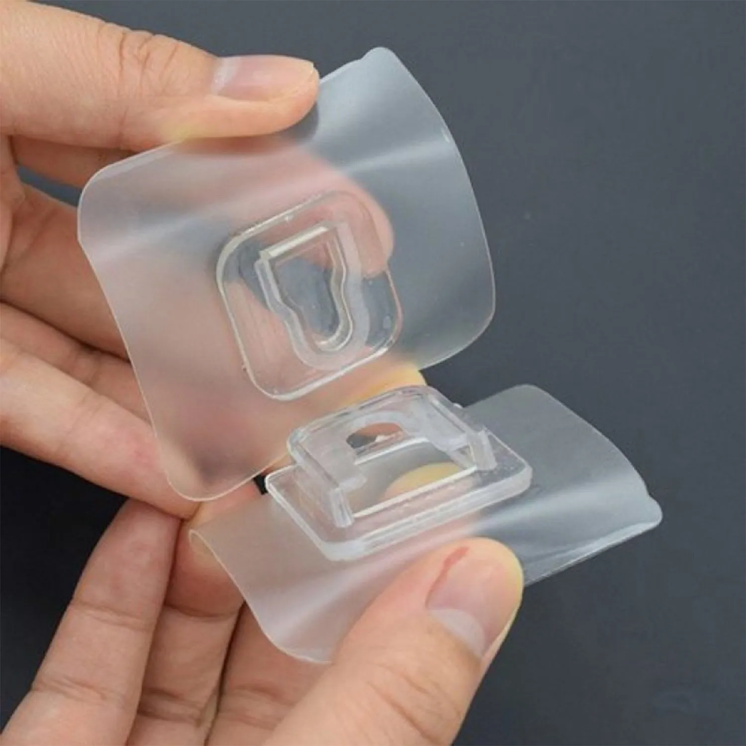 Premium Self-Adhesive Wall Hook – Transparent, Strong Hold | GlimmerHome - Buy Online at Alikart