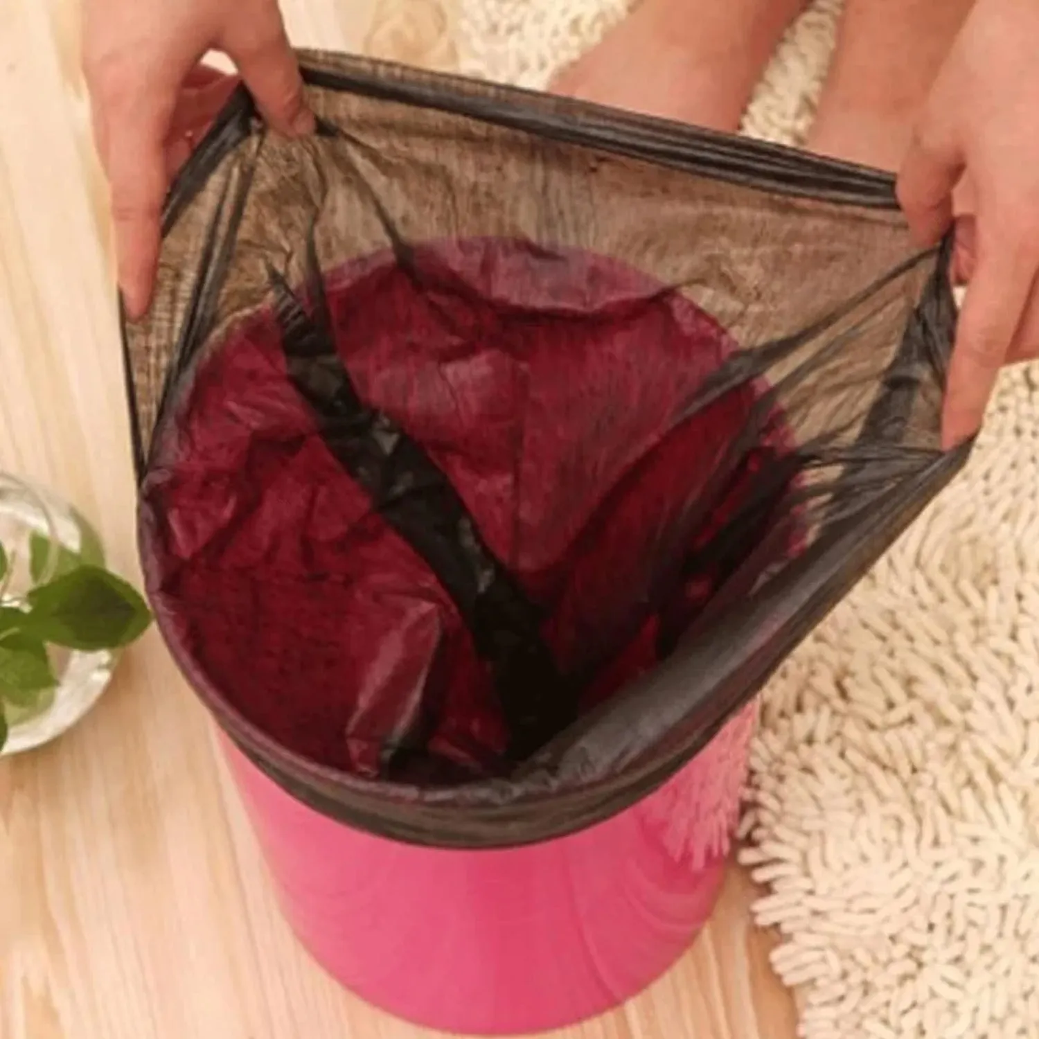 Eco-Friendly Disposable Garbage Bags – Durable 8 pcs Set - Detailed Feature View 5