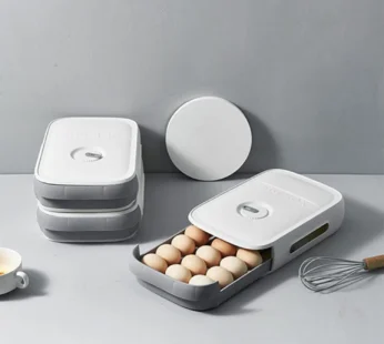 Egg Storage Box – Drawer Style Fridge Organizer for Freshness | Storenzo
