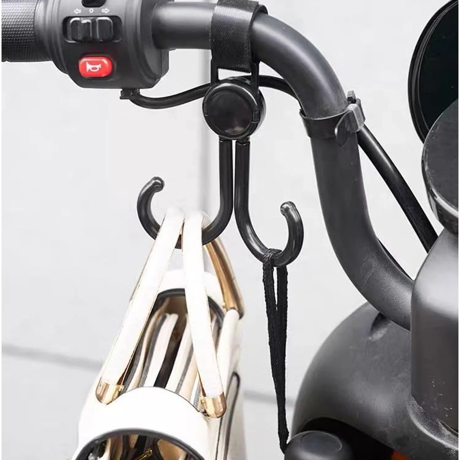 Stroller Hook – 360° Rotating Multi-Purpose Bag Hanger | GlimmerHome - Detailed Feature View 3