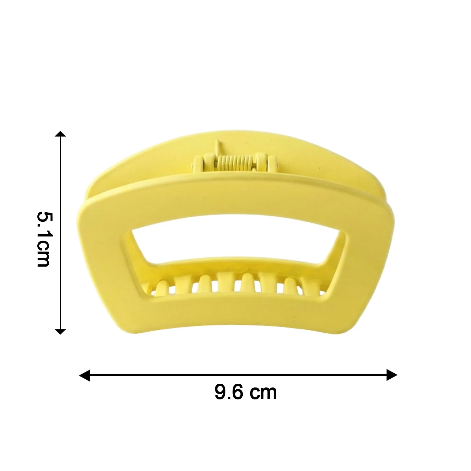 Plastic Stylish Flower Hair Clip Claw Clutcher Mix Design (1 Pc) - Detailed Feature View 6