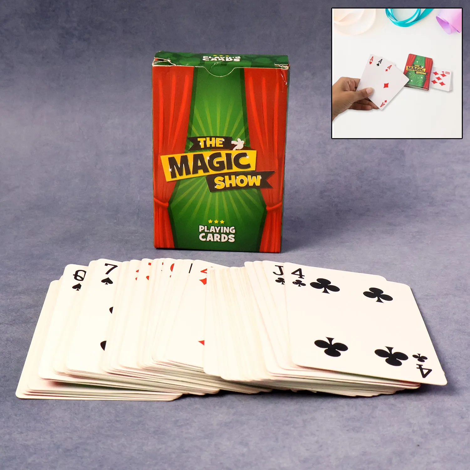 Premium Magic Show Playing Cards – Professional Deck for Tricks & Games - Buy Online at Alikart