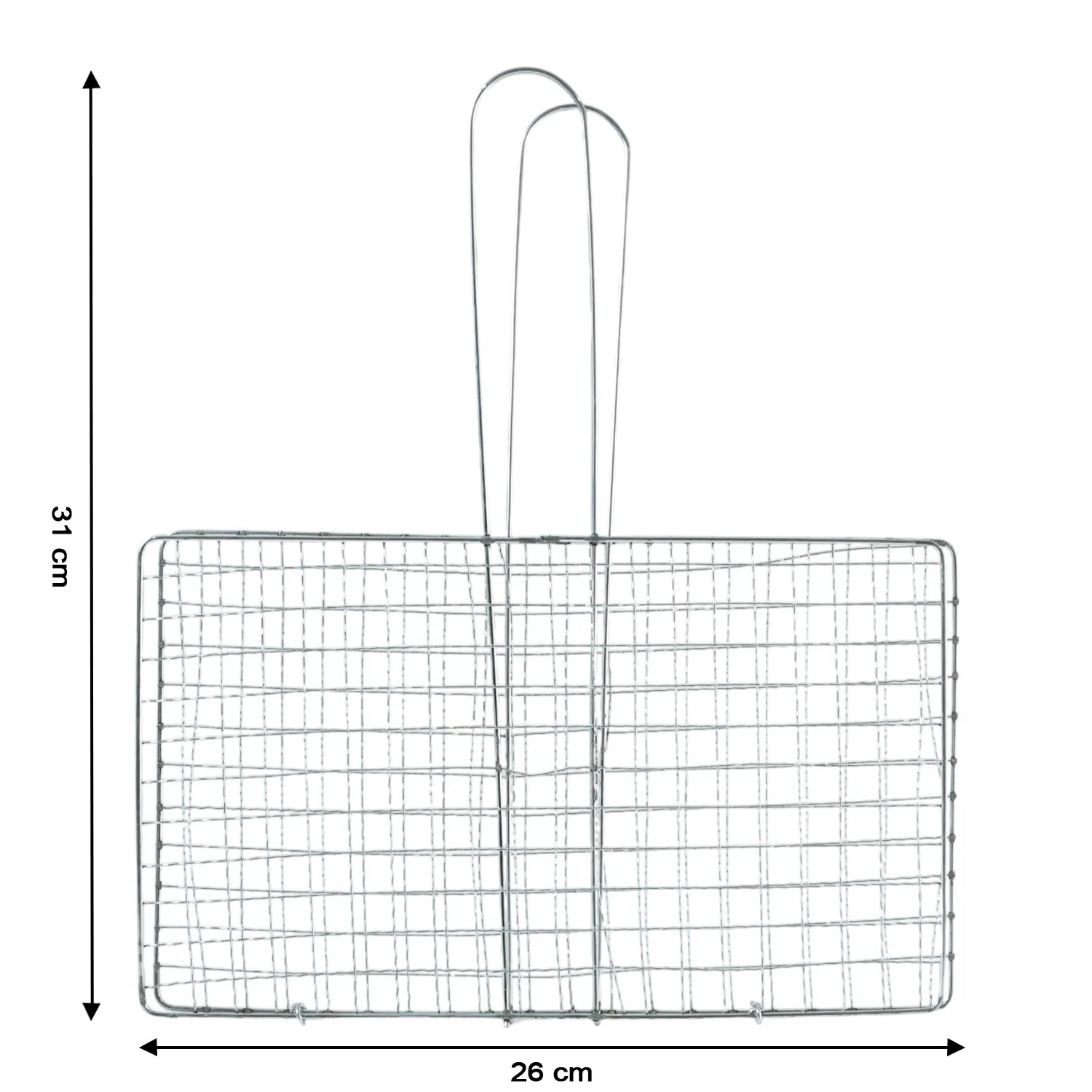 Heavy-Duty Stainless Steel BBQ Grill Basket – Long Handle & Durable Construction - Detailed Feature View 5