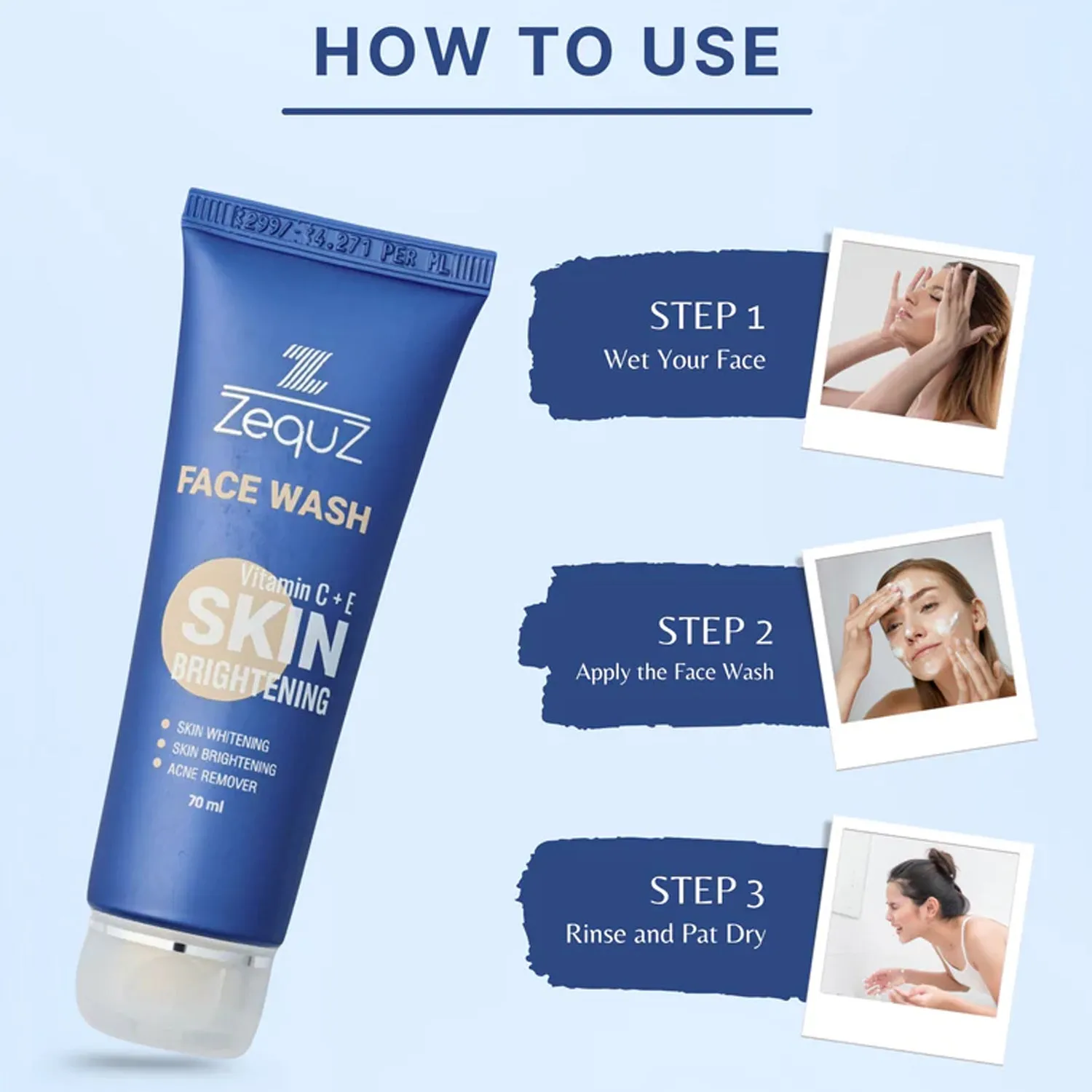 Vitamin C Brightening Face Wash – Gentle Glow & Oil Control - Detailed Feature View 5