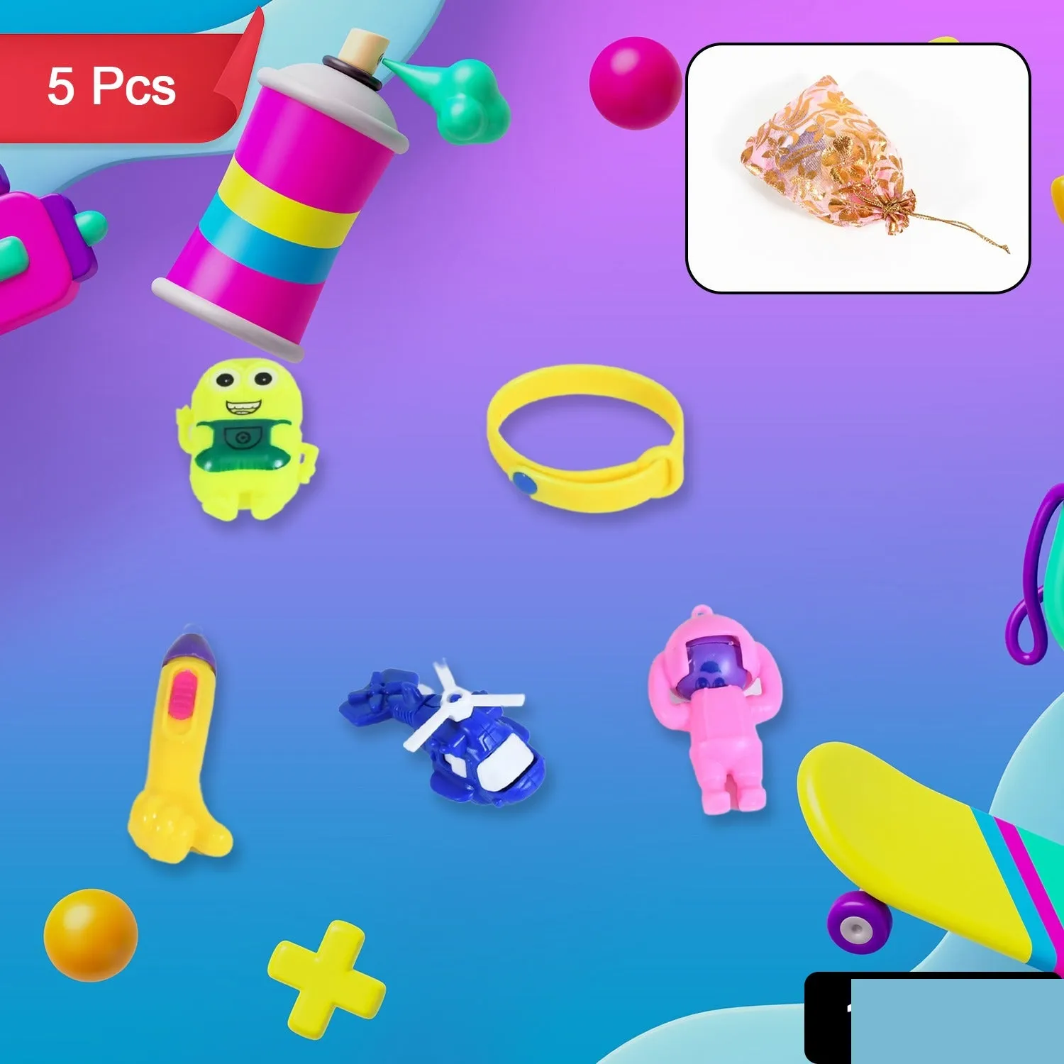 Kids Toy Combo – 5Pc Attractive Gift Set for Children | Aditi - Detailed Feature View 1