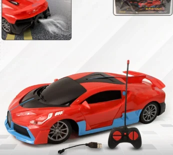 High-Speed RC Sports Car – Realistic Spray Exhaust Effect