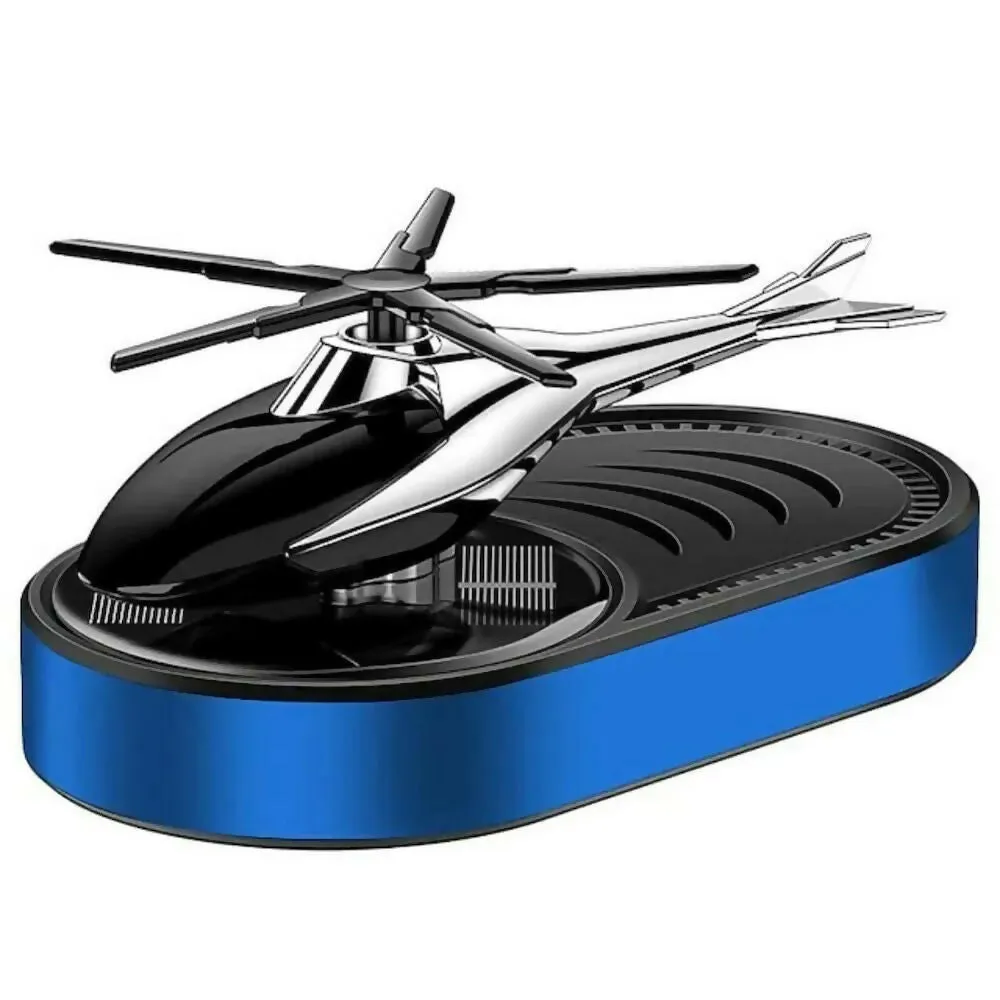 Solar Helicopter Car Air Freshener – Stylish & Sunlight-Powered - Detailed Feature View 2