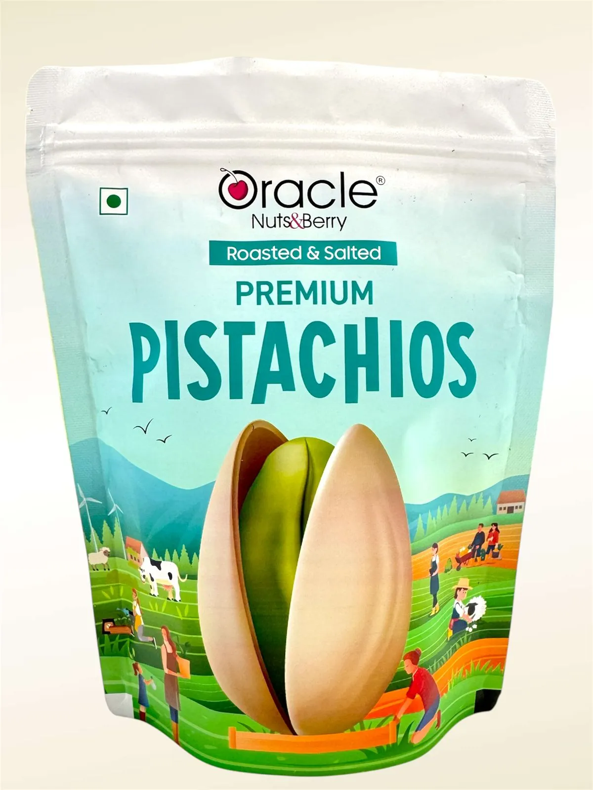 Roasted & Salted Pistachios – Crunchy Healthy Snack 250gm - Detailed Feature View 3
