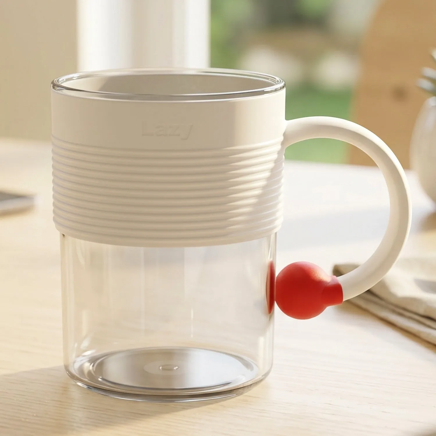 Premium Plastic Coffee Mug – Unbreakable with Ring Handle Anti-Slip Grip - Buy Online at Alikart