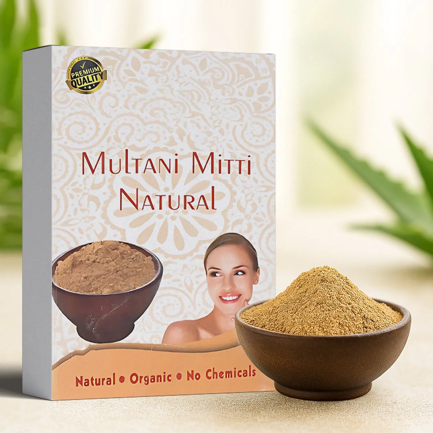 Premium Multani Mitti Face Pack – Tan Removal & Glowing Skin | Velvet Wheels - Buy Online at Alikart