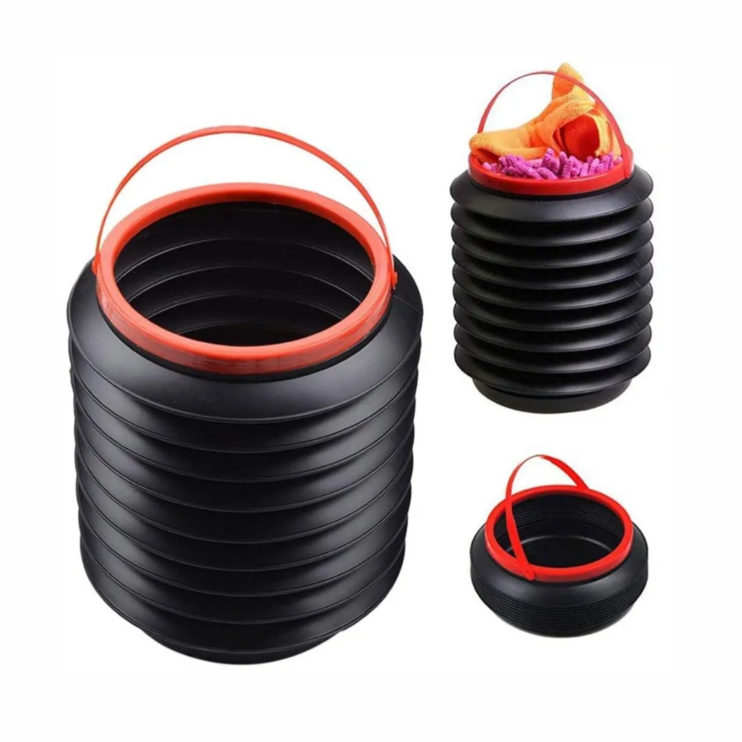 Premium Folding Magic Trash Bin Container- Space-Saving Storage Bin for Kitchen & Home (Pack of 1) - Buy Online at Alikart