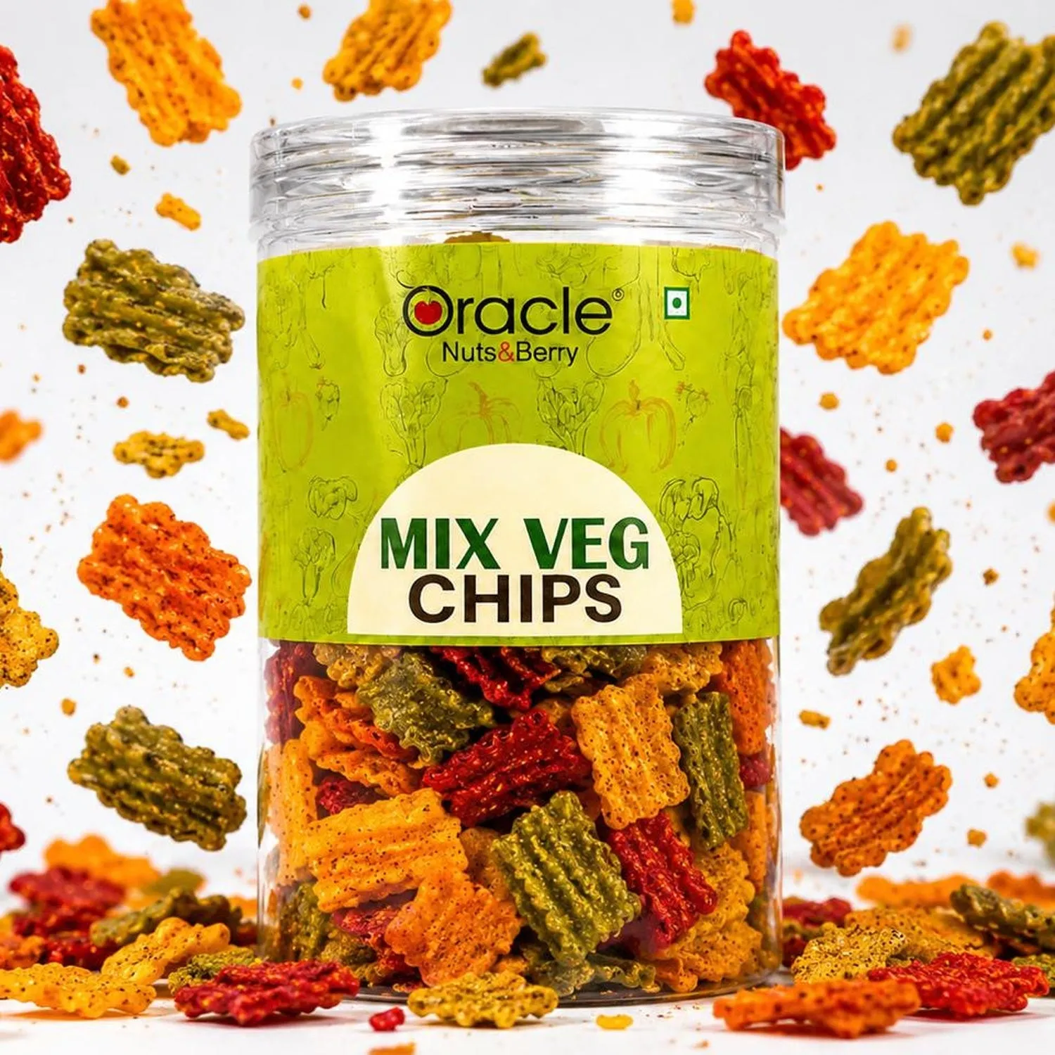 Premium Mixed Vegetable Chips – Healthy Baked Crunchy Snack 150g - Buy Online at Alikart
