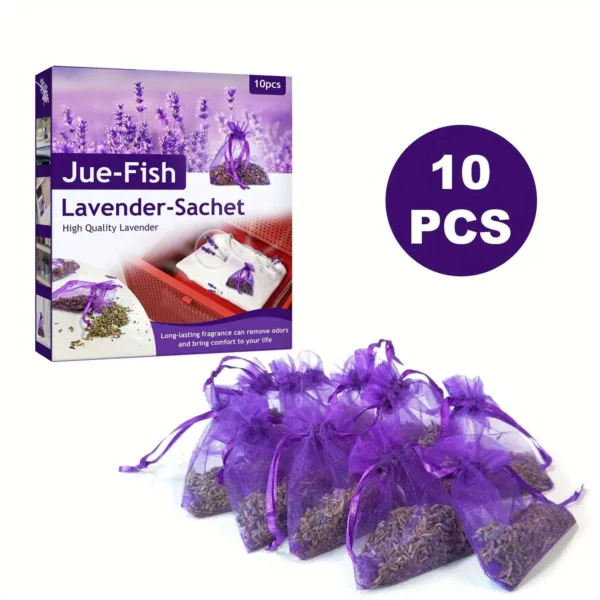 Multi-Purpose Lavender Scented Sachet – Freshener for Car, Home, Closet, Shoes & Bathroom