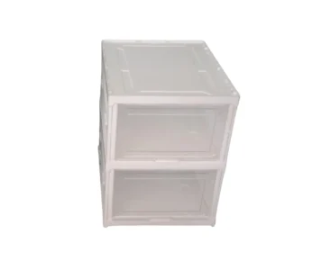 Stackable Storage Rack – Foldable Drawer Shelf | Organivo