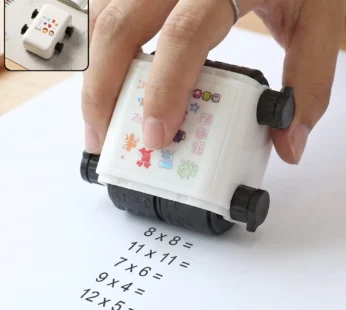 Digital Teaching Roller Stamp for Kids Math Practice and Learning Activity (1 Pc)