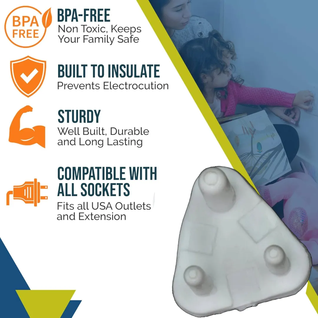 Premium Baby Safety Socket Cover – Big Electric Plug Protector | Velvet Wheels - Buy Online at Alikart