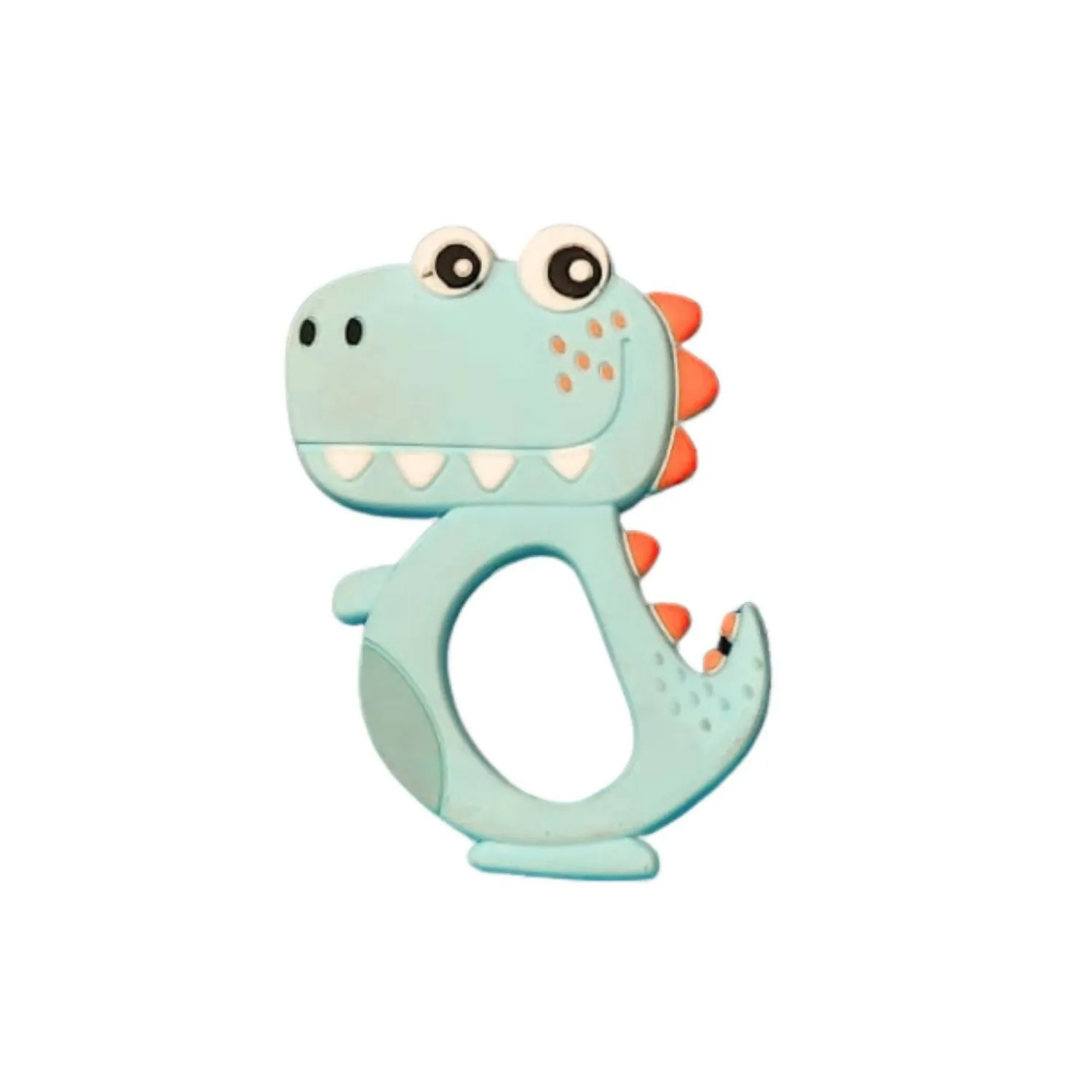 Silicone Dinosaur Baby Teether – Soft, Safe Chewing Toy - Detailed Feature View 2