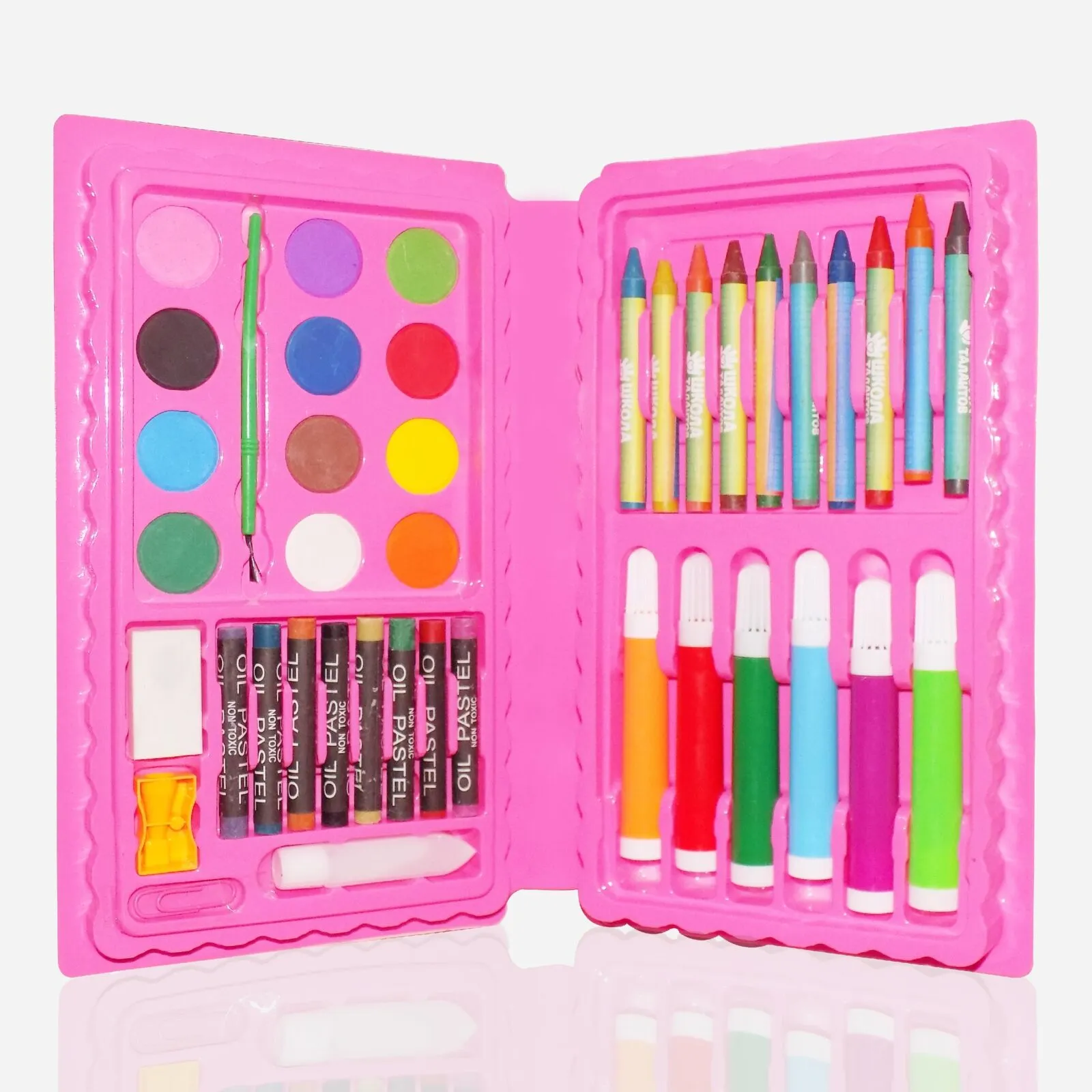 Premium Kids Art Kit – 42 Pcs Drawing & Coloring Set | Colorful Creations - Buy Online at Alikart