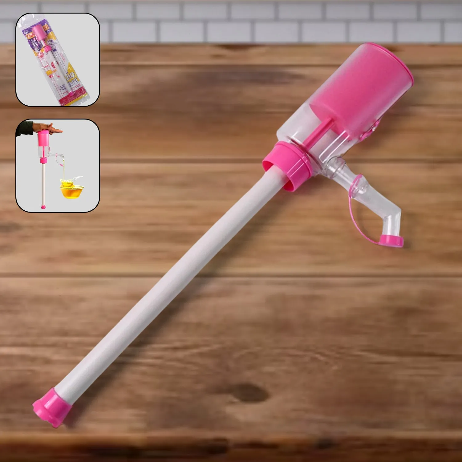 Premium Hand Press Oil Extractor – Manual Plastic Oil Pump for Cups & Cans - Buy Online at Alikart