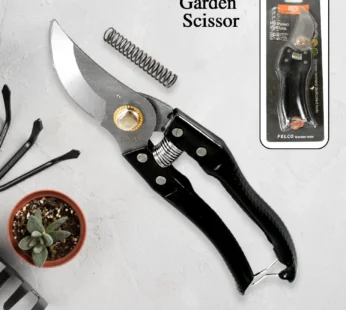 Garden Shears – High Carbon Steel Blades, Non-Slip Grip | Velvet Wipe